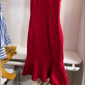Red lulu’s mermaid dress